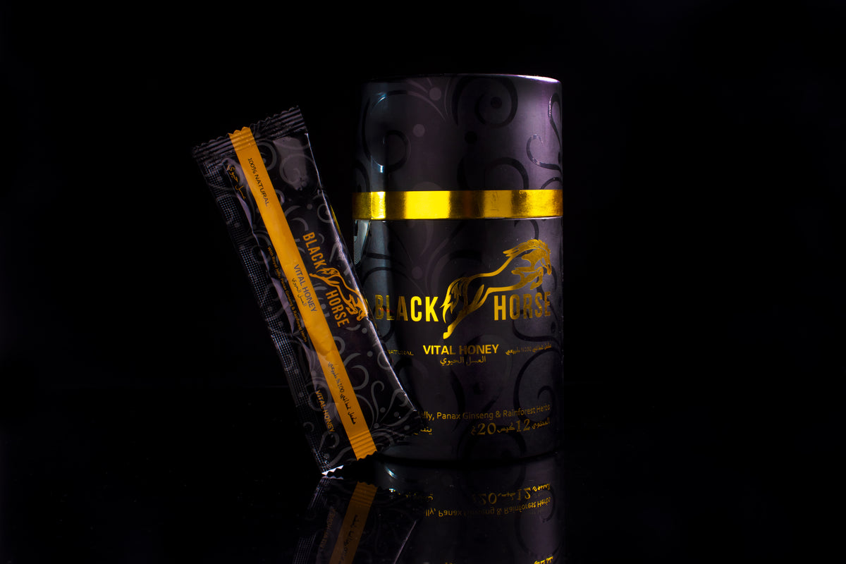 Black Horse Vital Honey — 12 PIEZAS X 20 g mayorista